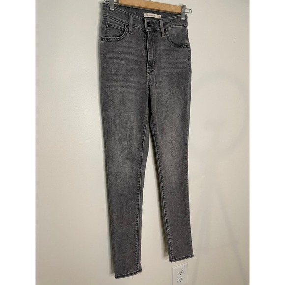 Levi's 721 High Rise Skinny SZ 26 gray/black - Picture 7 of 7